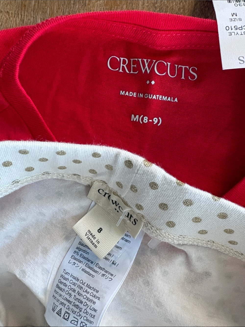 NWT Crewcuts Girls Holiday Outfit size M(8-9) - Picture 2 of 10